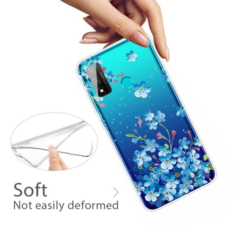 Coque Huawei P Smart 2020 Bouquet De Fleurs Bleues