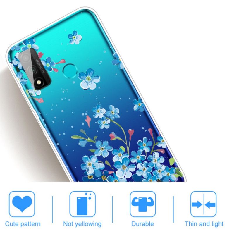 Coque Huawei P Smart 2020 Bouquet De Fleurs Bleues