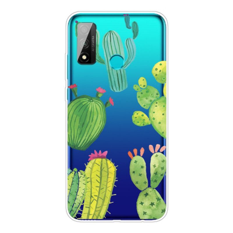 Coque Huawei P Smart 2020 Cactus Aquarelle