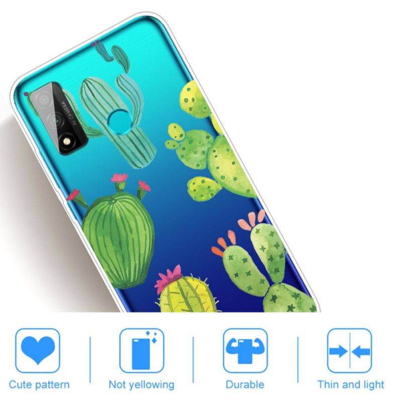 Coque Huawei P Smart 2020 Cactus Aquarelle