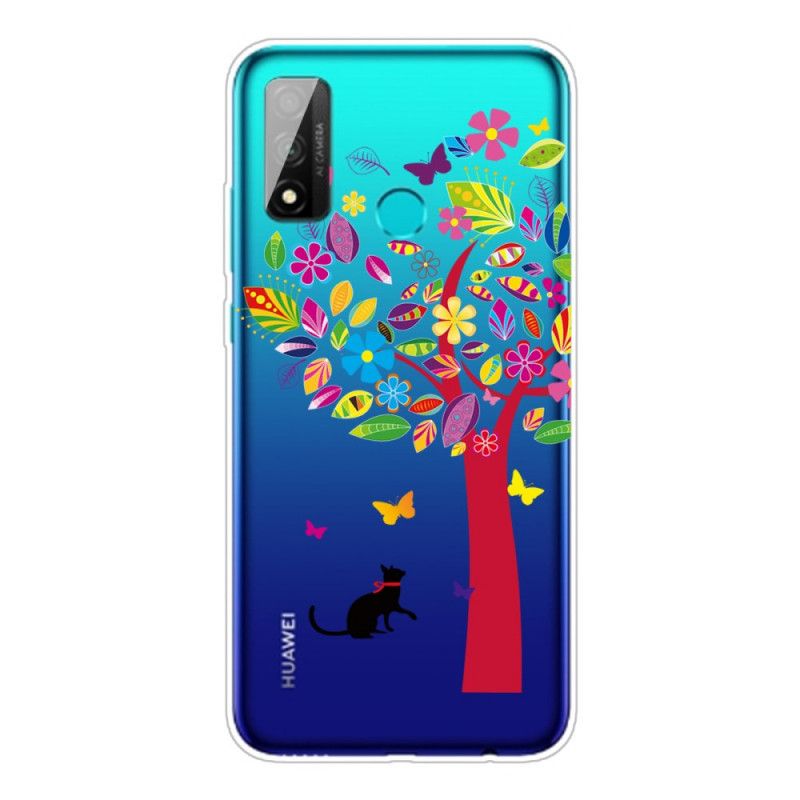 Coque Huawei P Smart 2020 Chat Sous L'arbre