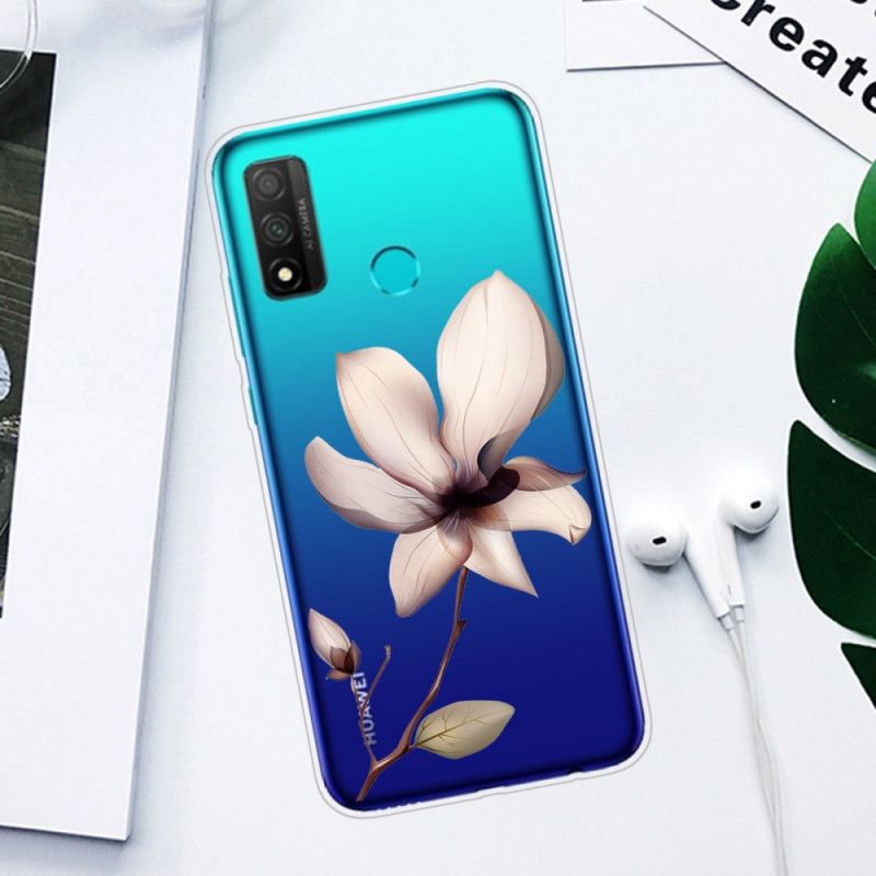 Coque Huawei P Smart 2020 Fleur Vieux Rose