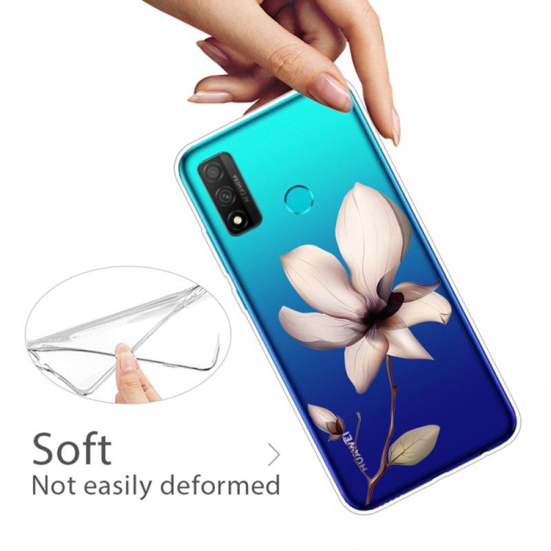 Coque Huawei P Smart 2020 Fleur Vieux Rose