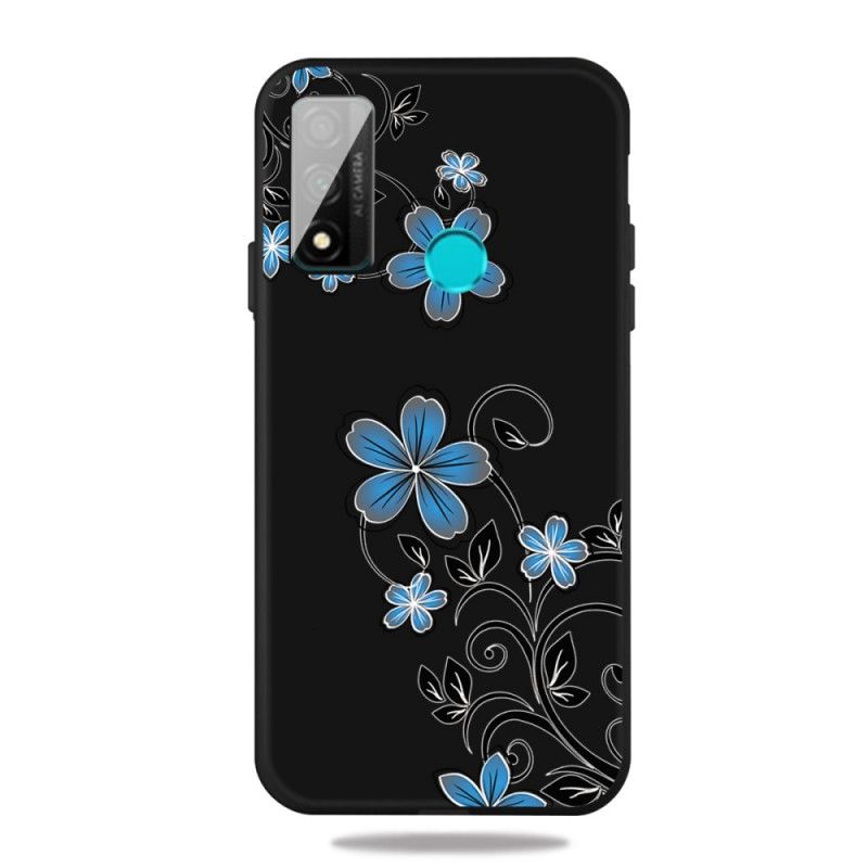 Coque Huawei P Smart 2020 Fleurs Bleues