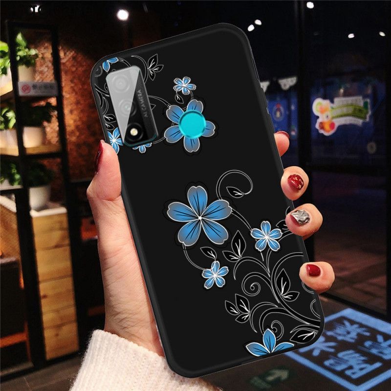 Coque Huawei P Smart 2020 Fleurs Bleues