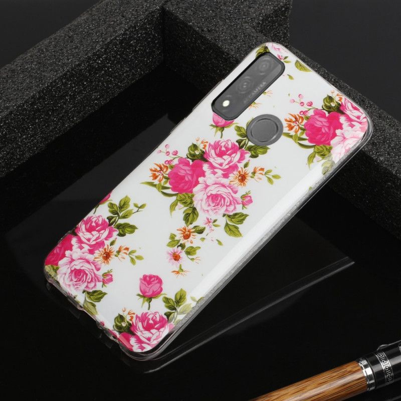 Coque Huawei P Smart 2020 Fleurs Liberty Fluorescente