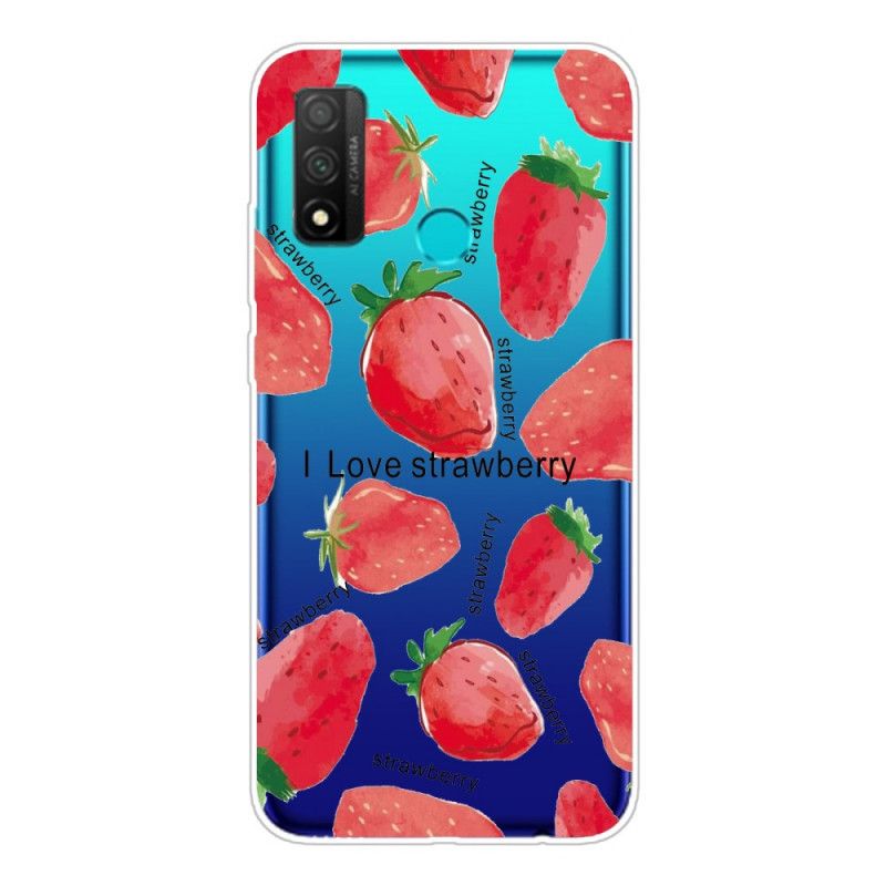 Coque Huawei P Smart 2020 Fraise / I Love Strawberry