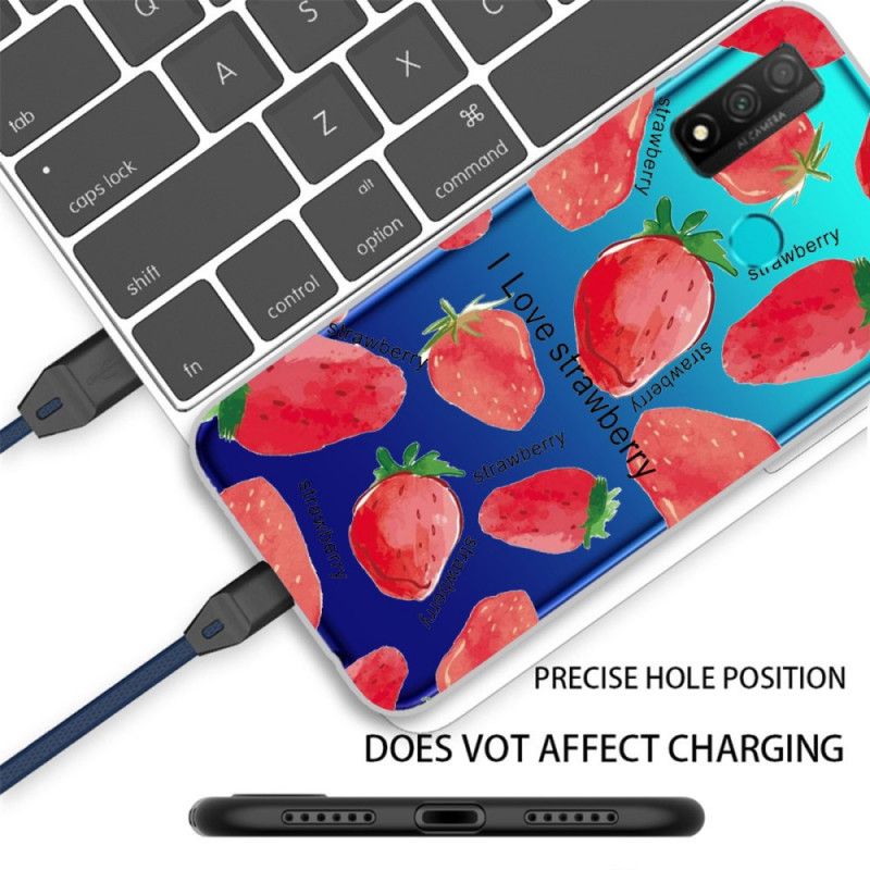 Coque Huawei P Smart 2020 Fraise / I Love Strawberry