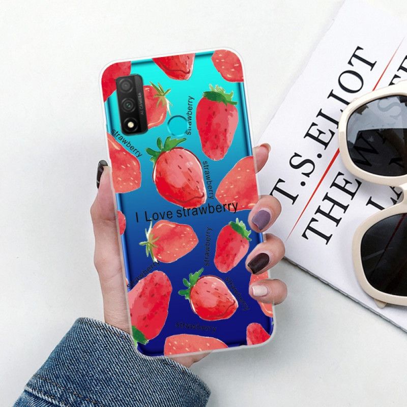 Coque Huawei P Smart 2020 Fraise / I Love Strawberry