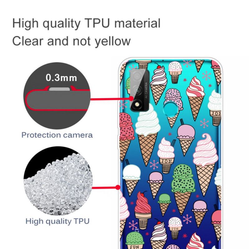 Coque Huawei P Smart 2020 Glaces À La Crème Colorées