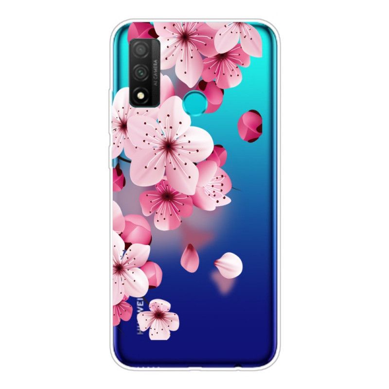 Coque Huawei P Smart 2020 Grosses Fleurs Roses