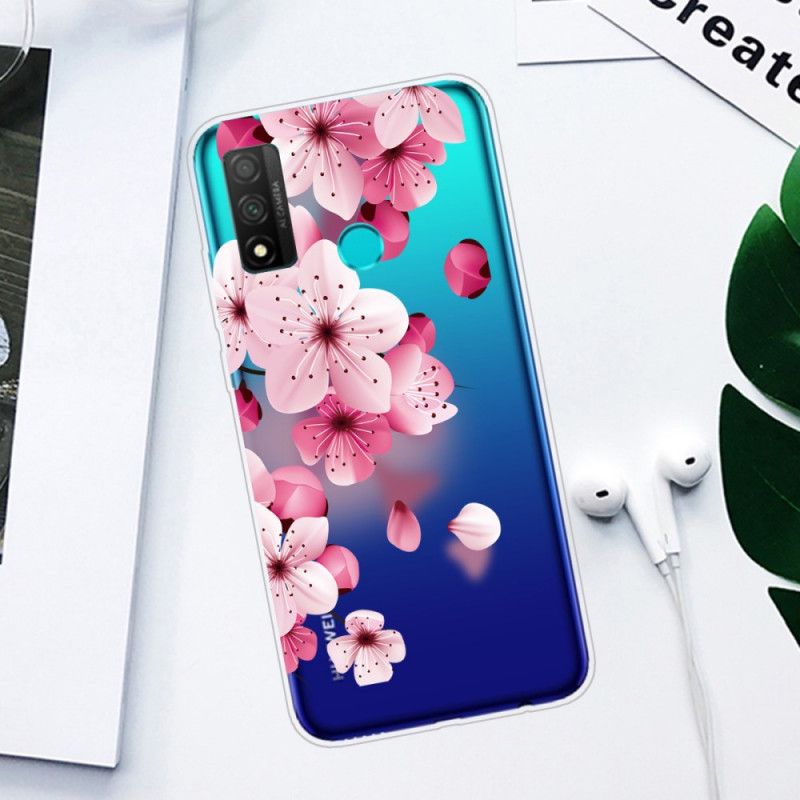 Coque Huawei P Smart 2020 Grosses Fleurs Roses