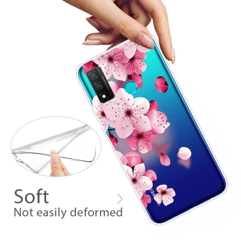 Coque Huawei P Smart 2020 Grosses Fleurs Roses