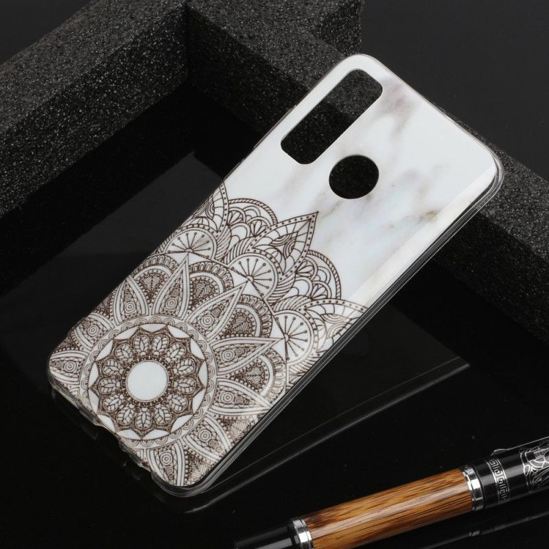 Coque Huawei P Smart 2020 Mandala Marbré