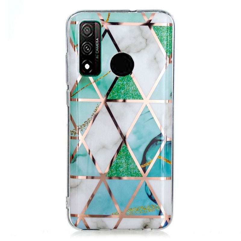 Coque Huawei P Smart 2020 Marbre Géométrie Colorée