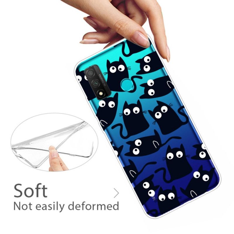 Coque Huawei P Smart 2020 Multiples Black Cats