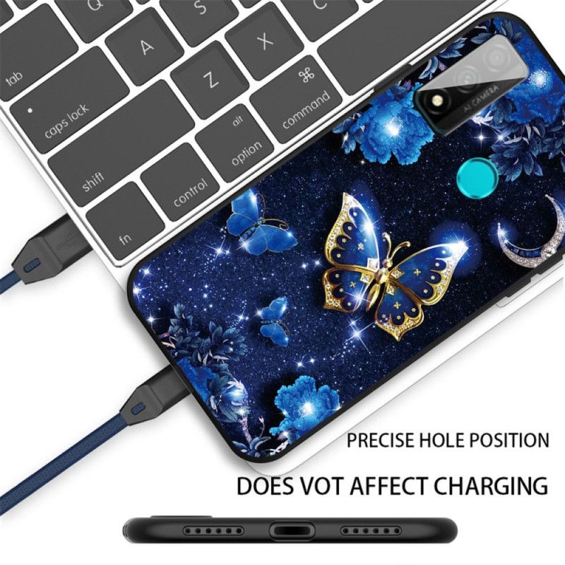 Coque Huawei P Smart 2020 Papillon D'or