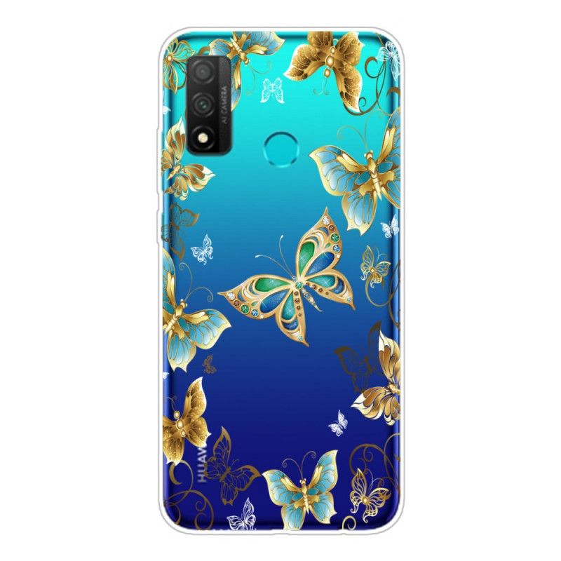 Coque Huawei P Smart 2020 Papillons Dorés