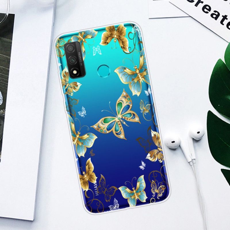 Coque Huawei P Smart 2020 Papillons Dorés