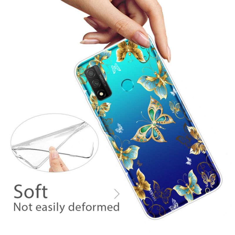 Coque Huawei P Smart 2020 Papillons Dorés