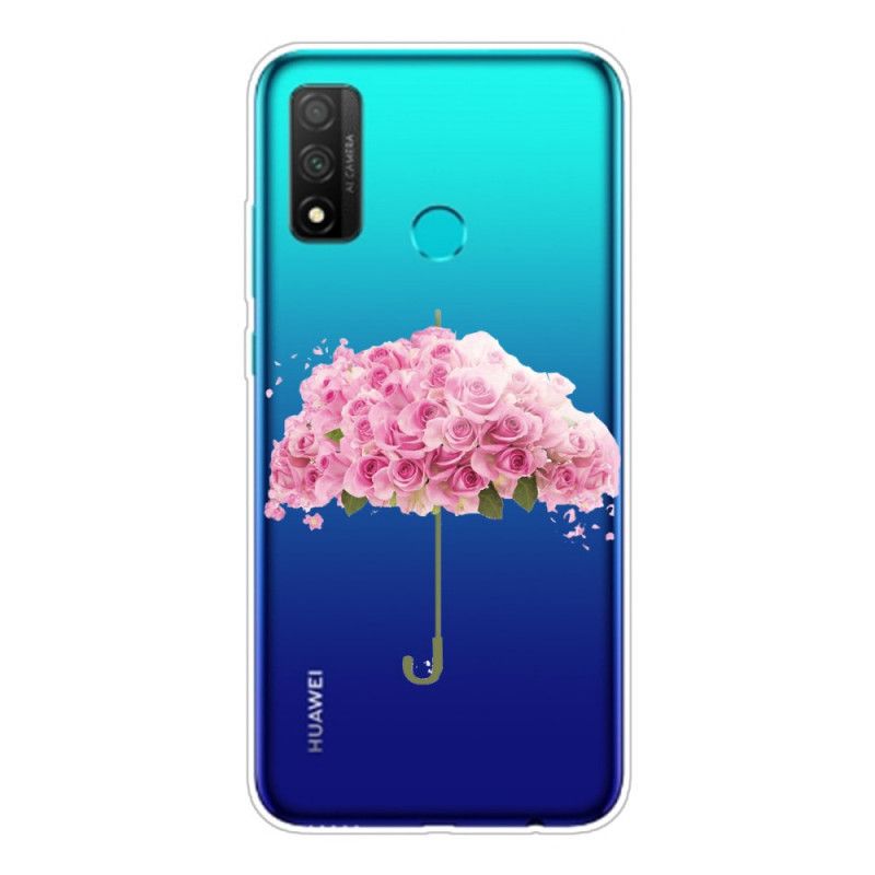 Coque Huawei P Smart 2020 Parapluie En Roses