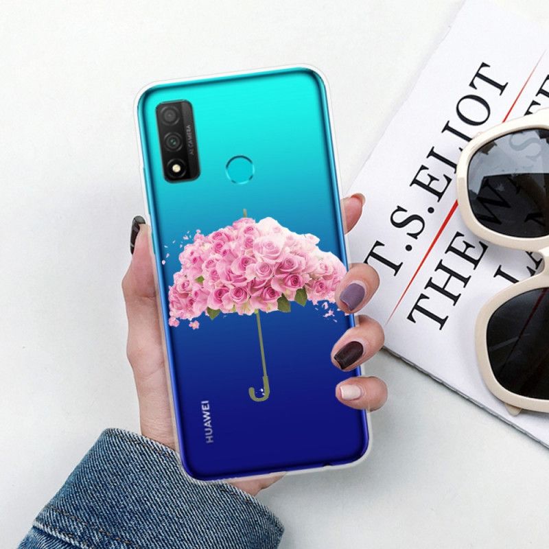 Coque Huawei P Smart 2020 Parapluie En Roses