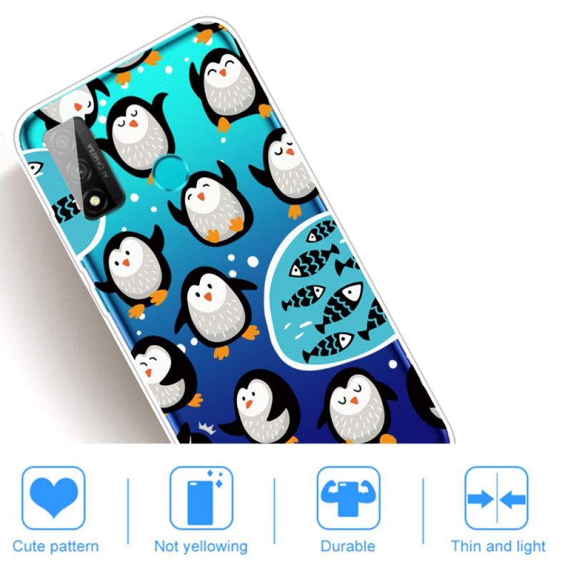 Coque Huawei P Smart 2020 Pingouins Et Poissons