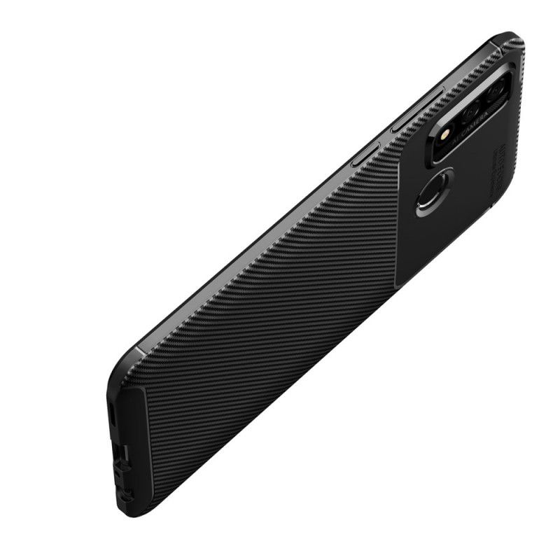 Coque Huawei P Smart 2020 Texture Fibre Carbone Flexible