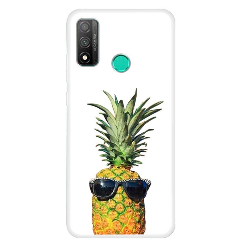 Coque Huawei P Smart 2020 Transparente Ananas À Lunettes