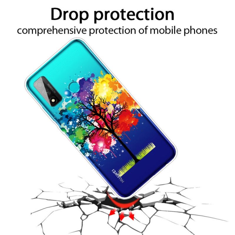 Coque Huawei P Smart 2020 Transparente Arbre Aquarelle