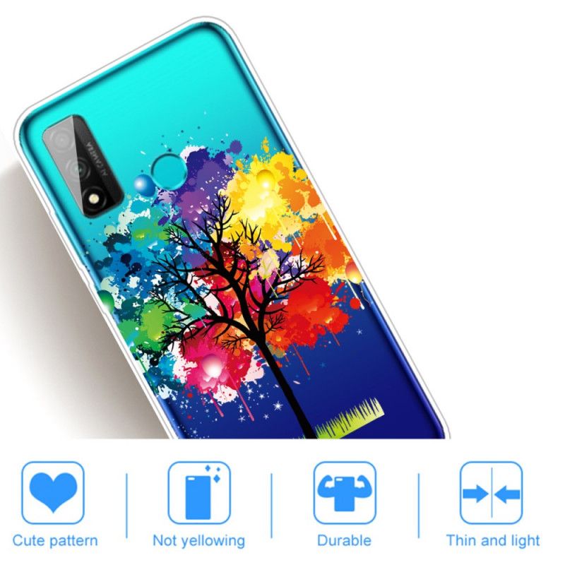 Coque Huawei P Smart 2020 Transparente Arbre Aquarelle