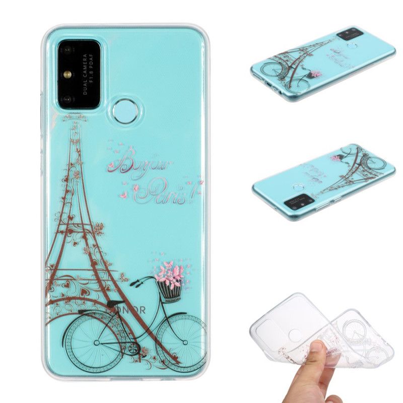 Coque Huawei P Smart 2020 Transparente Bonjour Paris