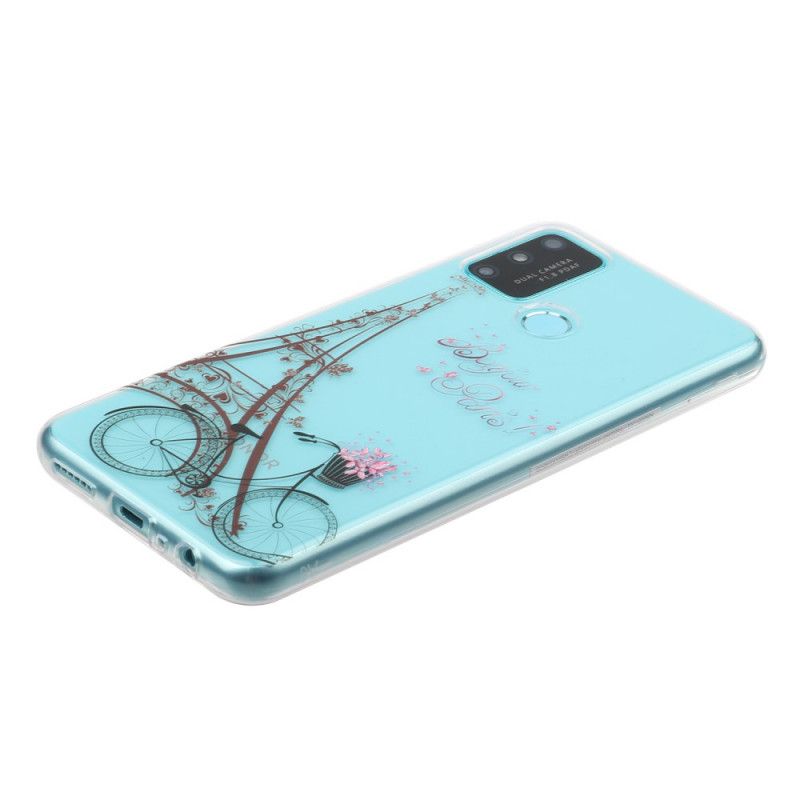 Coque Huawei P Smart 2020 Transparente Bonjour Paris