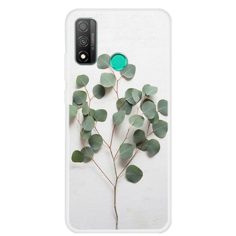 Coque Huawei P Smart 2020 Transparente Feuilles Réalistes