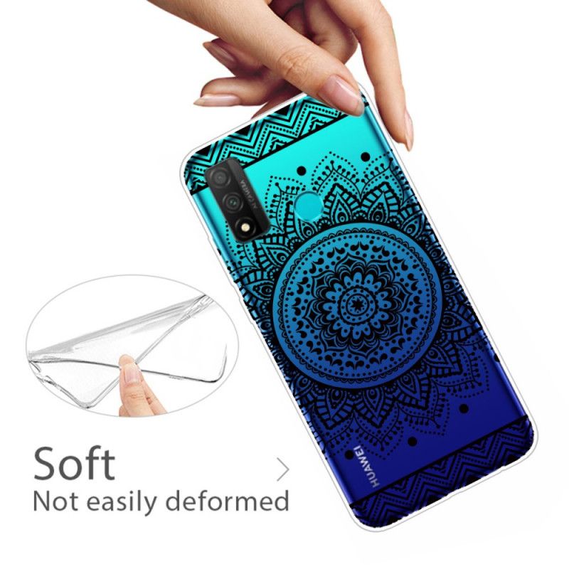 Coque Huawei P Smart 2020 Transparente Fleurs Mandala
