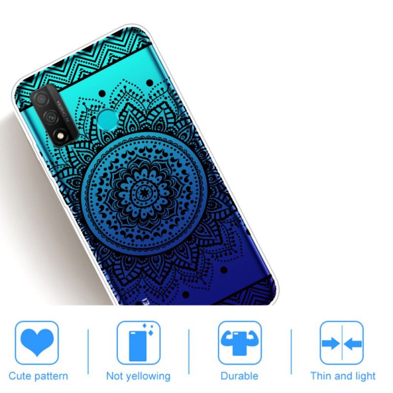 Coque Huawei P Smart 2020 Transparente Fleurs Mandala