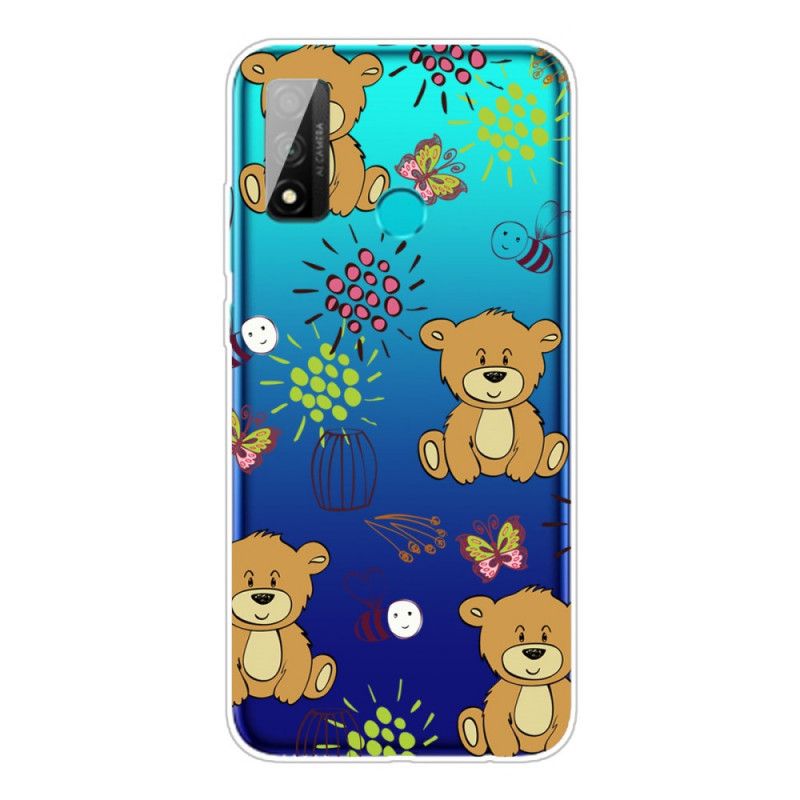 Coque Huawei P Smart 2020 Transparente Oursons Et Abeilles