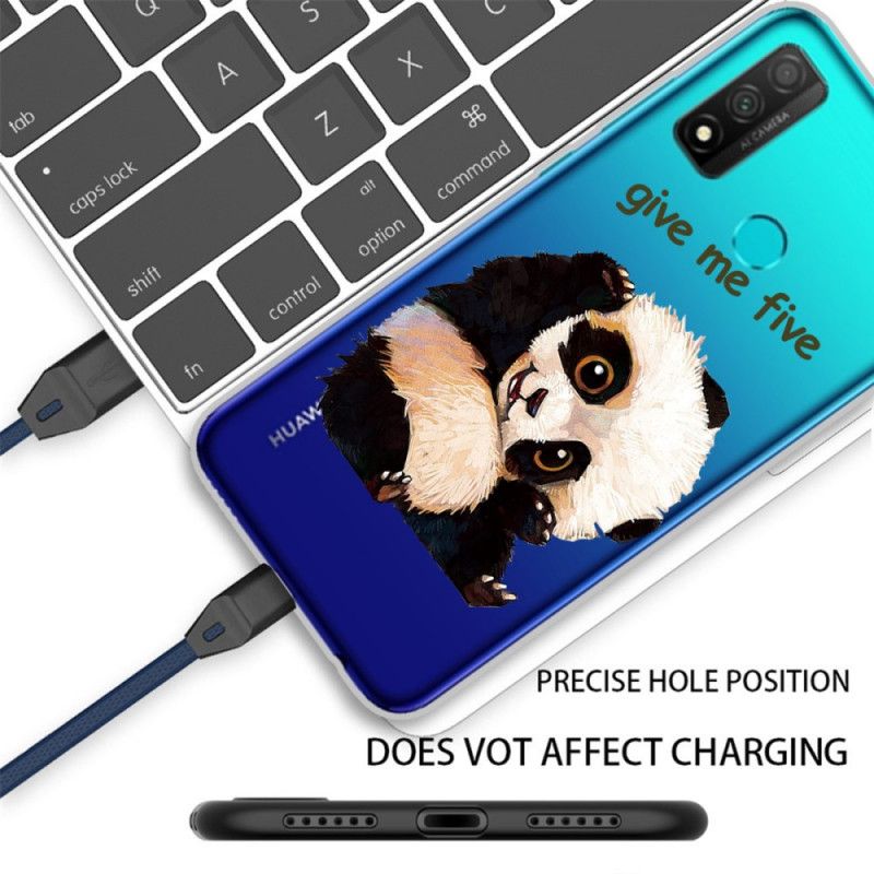 Coque Huawei P Smart 2020 Transparente Panda Give Me Five