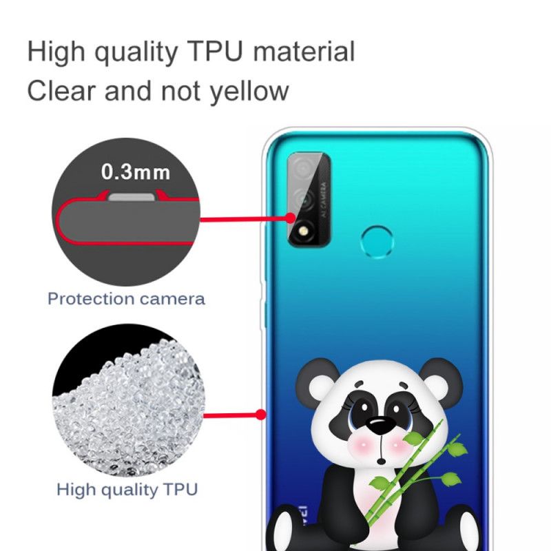 Coque Huawei P Smart 2020 Transparente Panda Triste