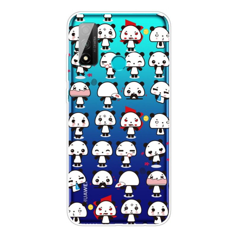 Coque Huawei P Smart 2020 Transparente Pandas Funny