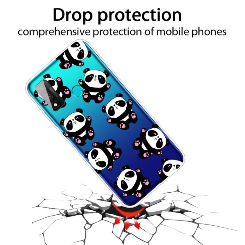 Coque Huawei P Smart 2020 Transparente Pandas Have Fun