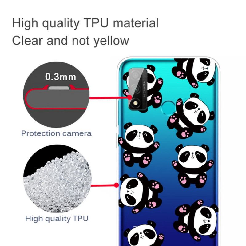 Coque Huawei P Smart 2020 Transparente Pandas Have Fun