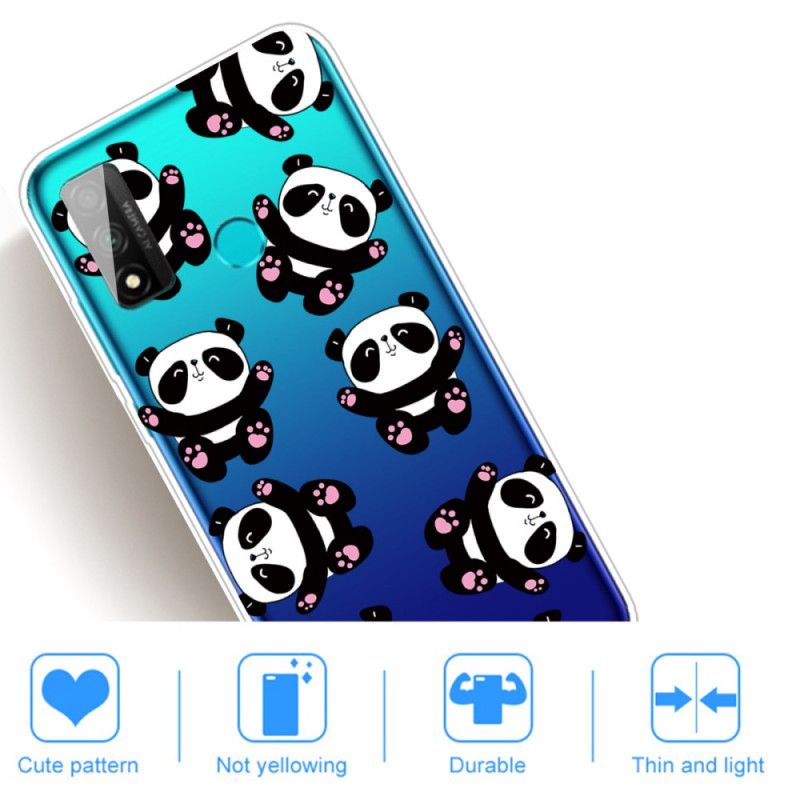 Coque Huawei P Smart 2020 Transparente Pandas Have Fun