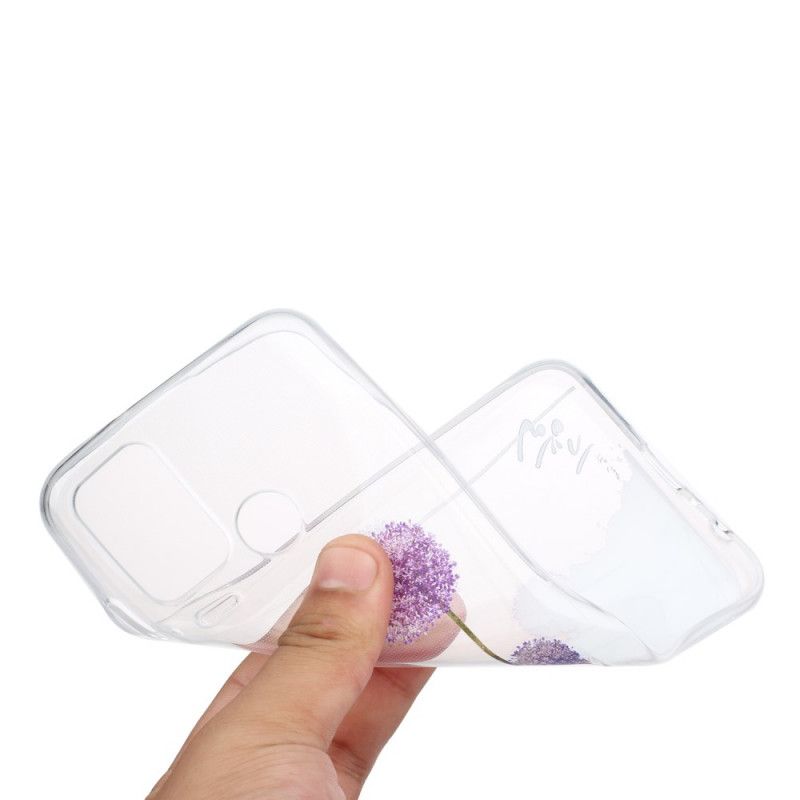 Coque Huawei P Smart 2020 Transparente Pissenlits Colorés