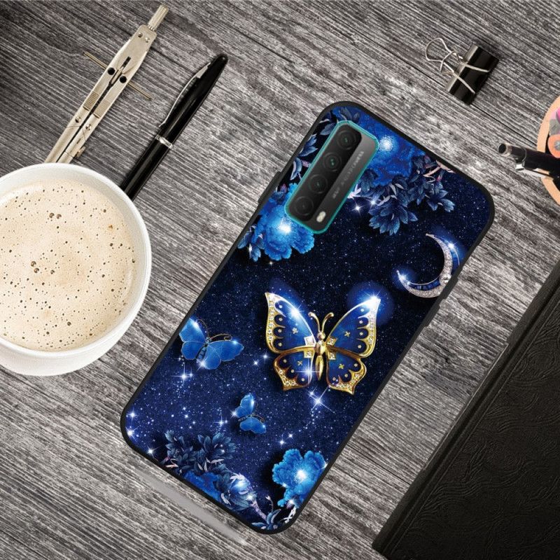 Coque Huawei P Smart 20201 Papillon D'or