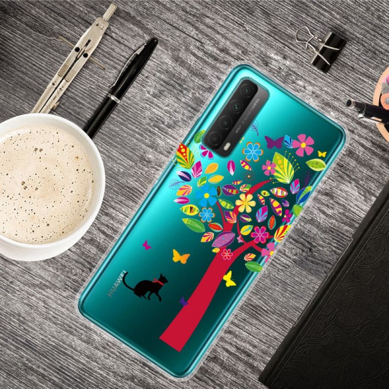 Coque Huawei P Smart 2021 Chat Sous L'arbre