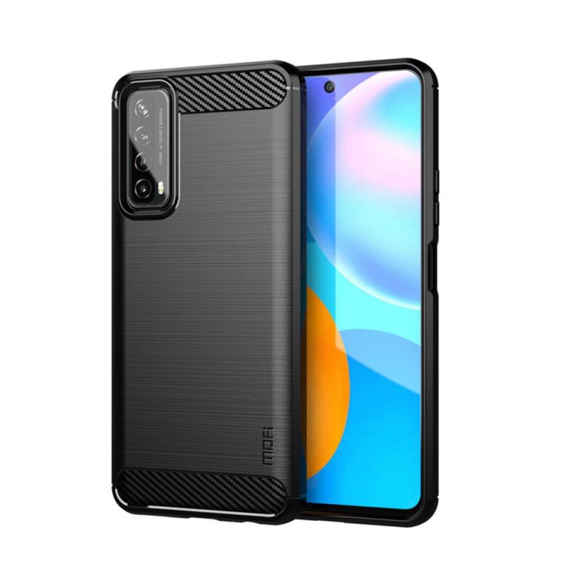 Coque Huawei P Smart 2021 Fibre Carbone Brossée Mofi