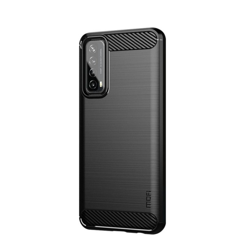 Coque Huawei P Smart 2021 Fibre Carbone Brossée Mofi