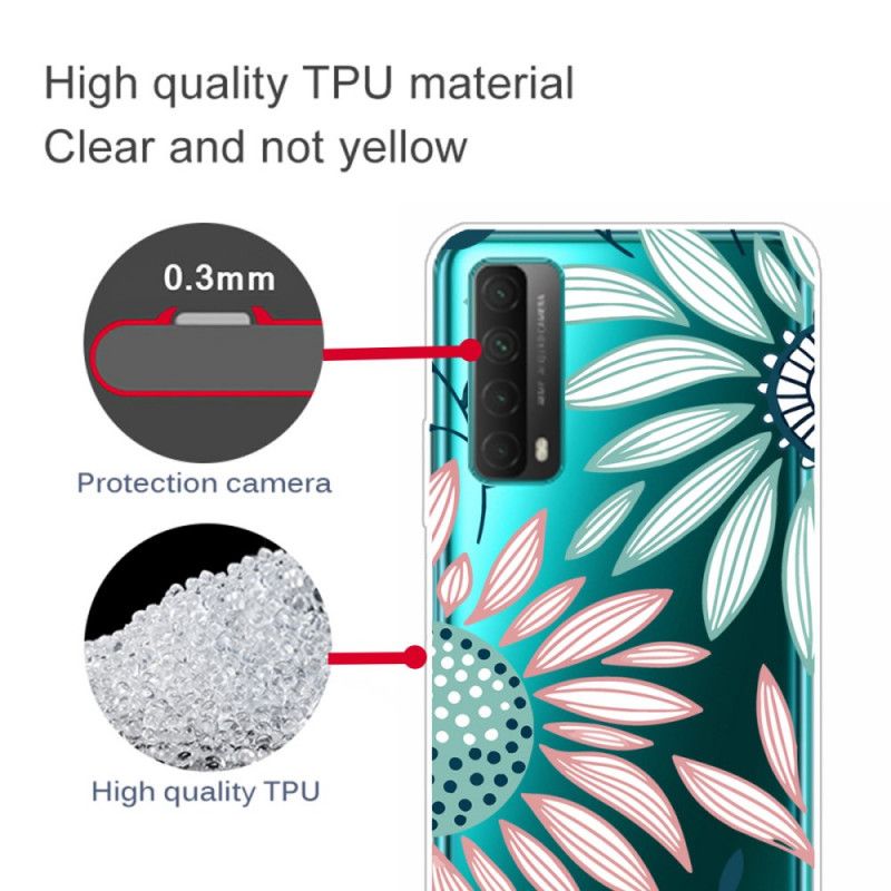 Coque Huawei P Smart 2021 Fleurs