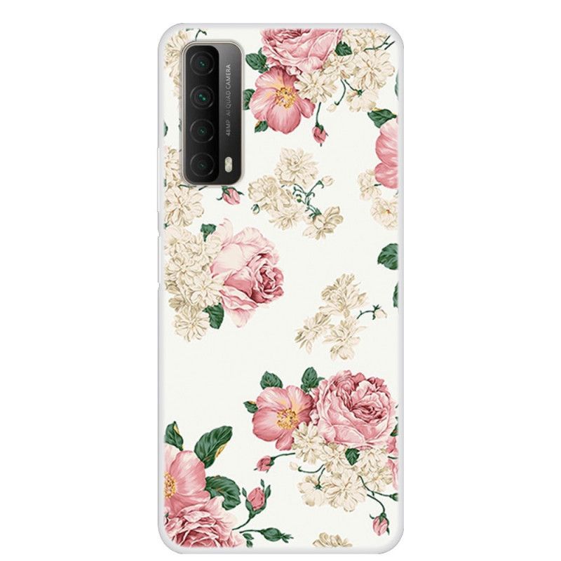 Coque Huawei P Smart 2021 Fleurs Liberty